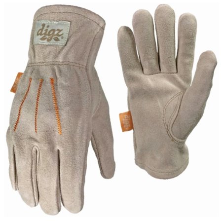 DIGZ Women Suede Leather Gloves - Medium 103535